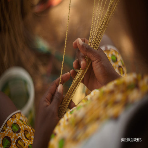 history behind african baskets
