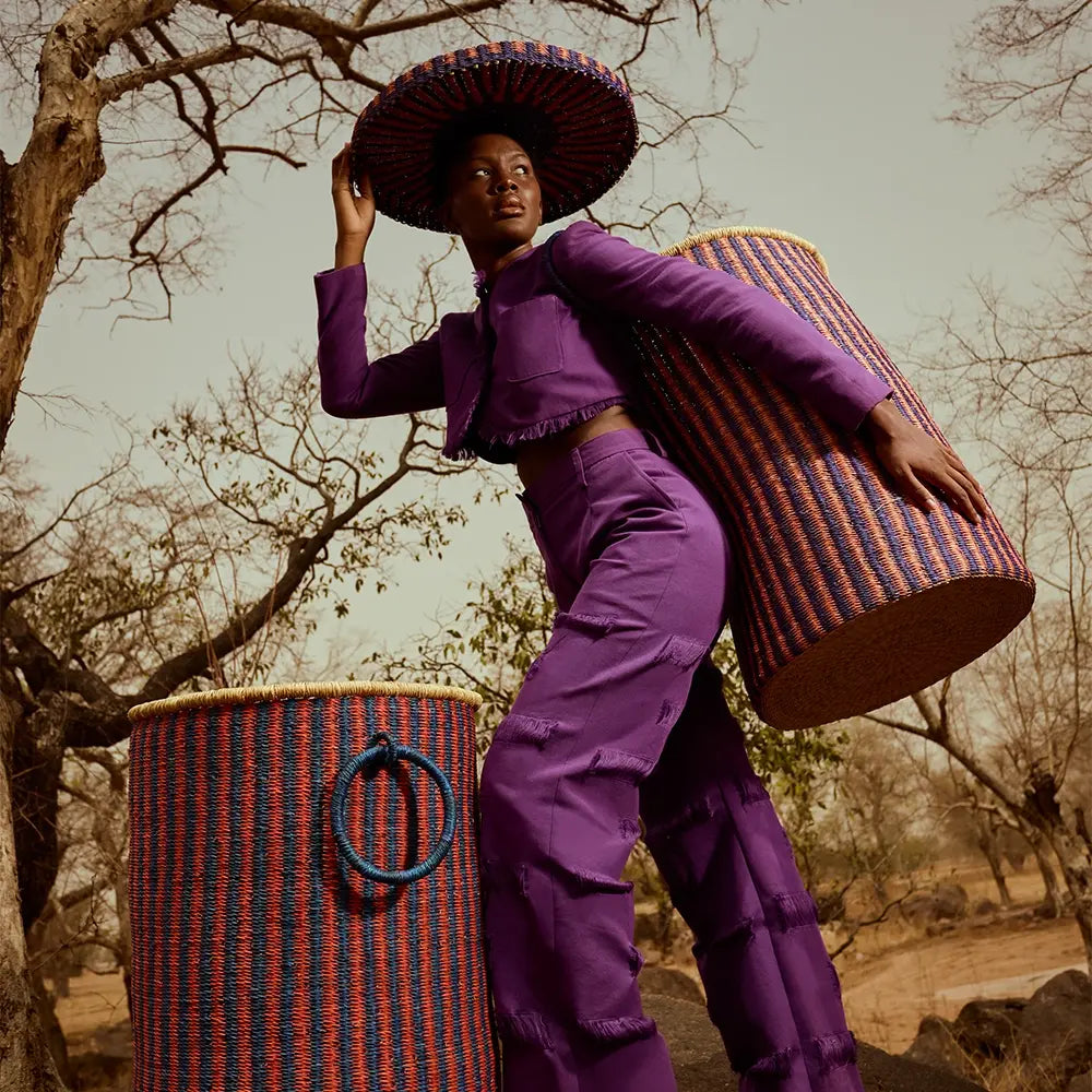 african laundry basket