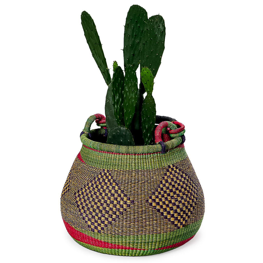 Lotus Hand Woven Pot Basket