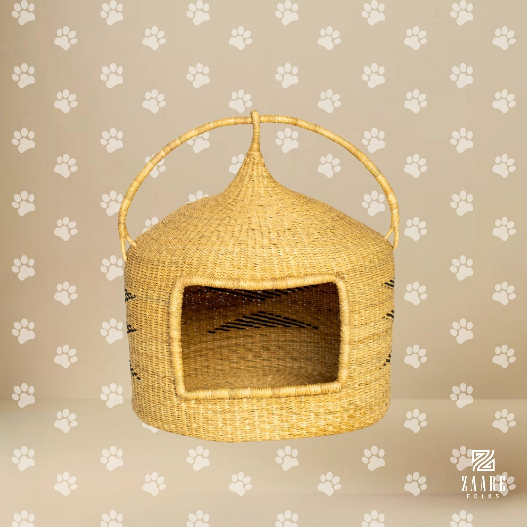 Mimi Hand-Woven Cat Bed