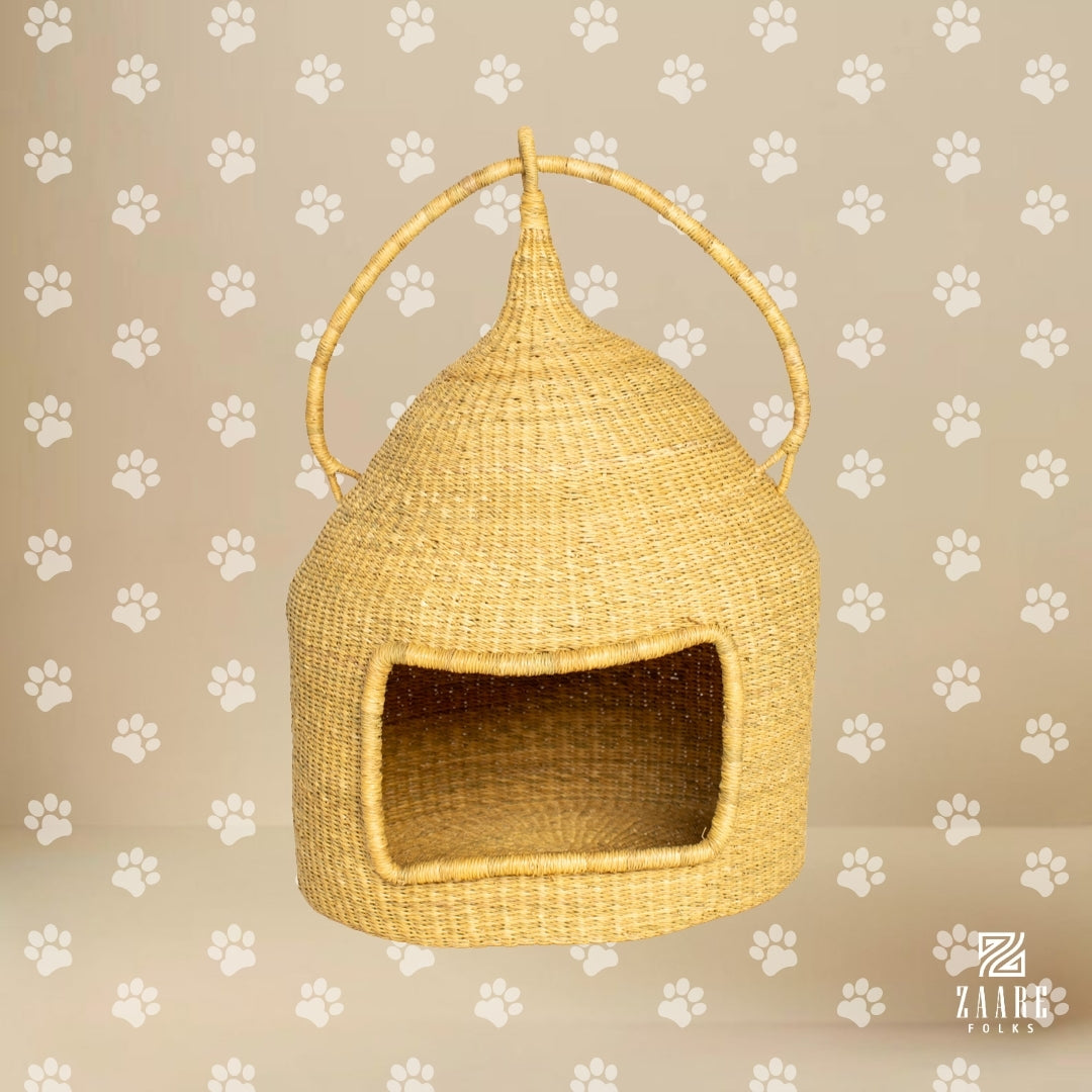 Missy Hand-Woven Cat Bed