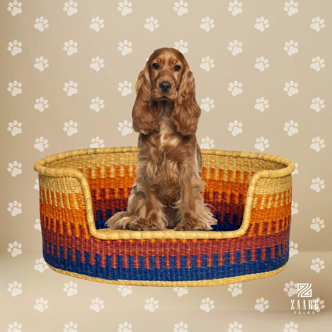 Gust Hand-Woven Dog Bed