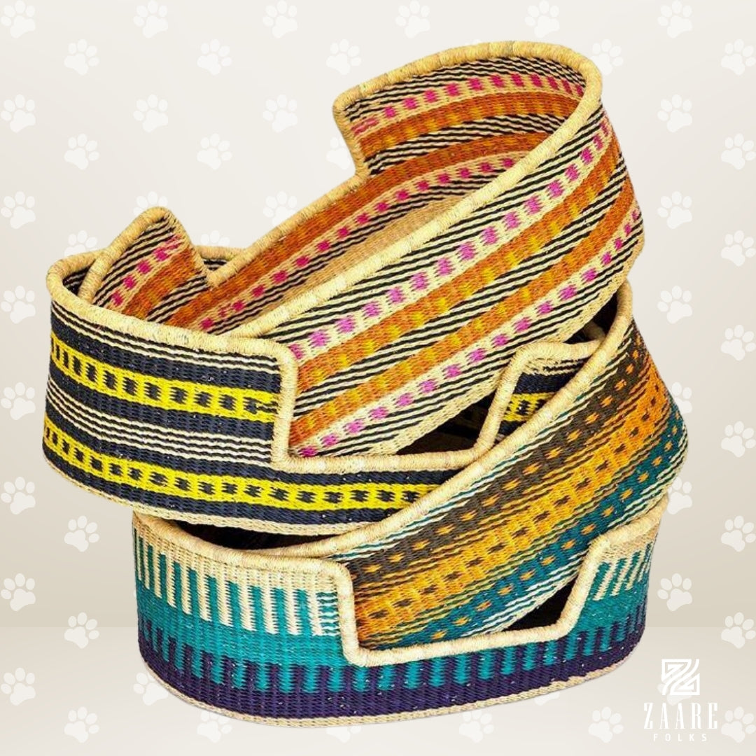 Star Hand-Woven Dog Bed