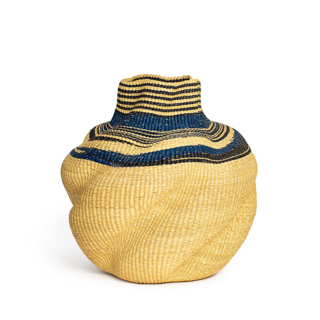 Bluebell Hand - Woven Art Basket - Zaarefolks