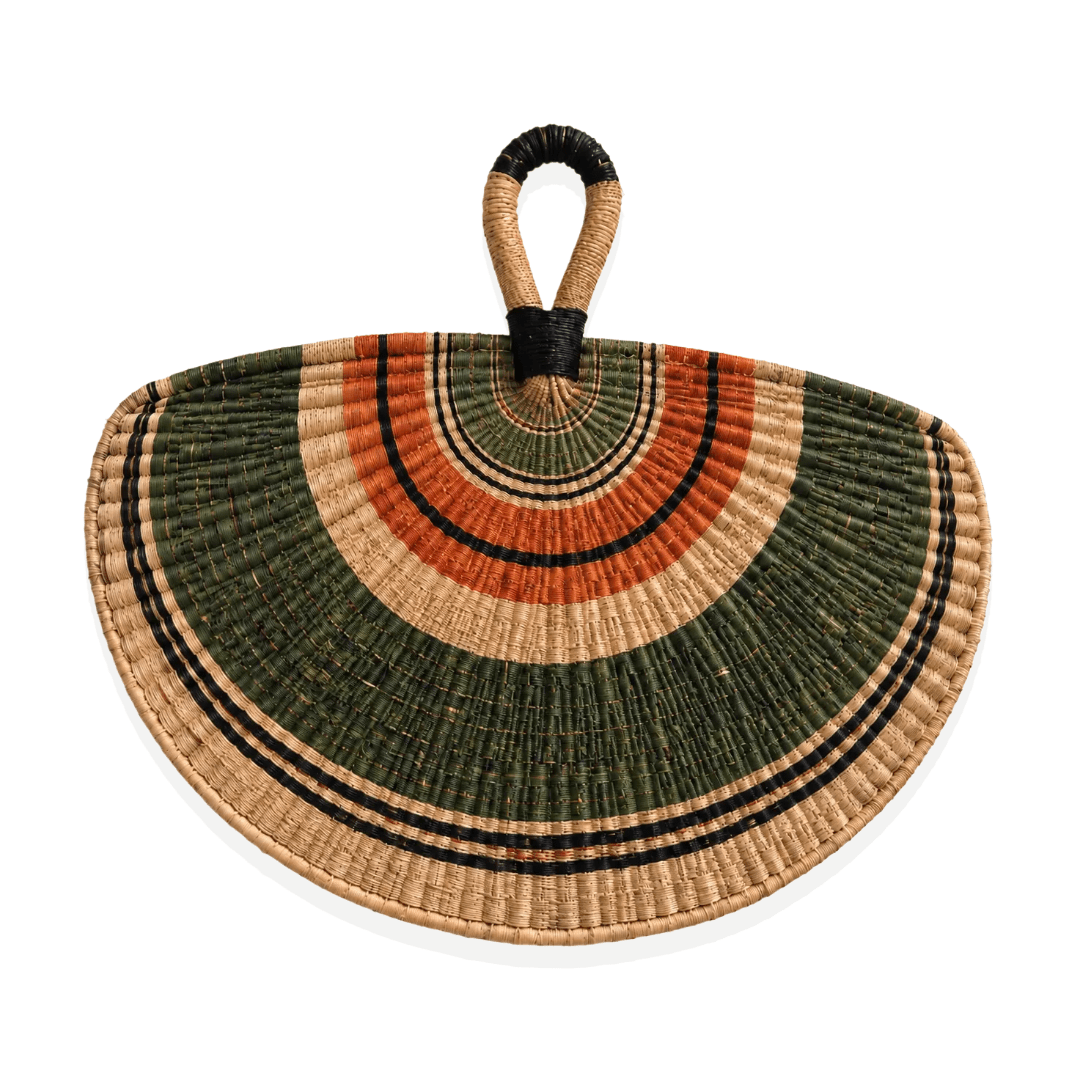 Cactus Grove Hand-Woven Wall Decor Basket - Zaarefolks