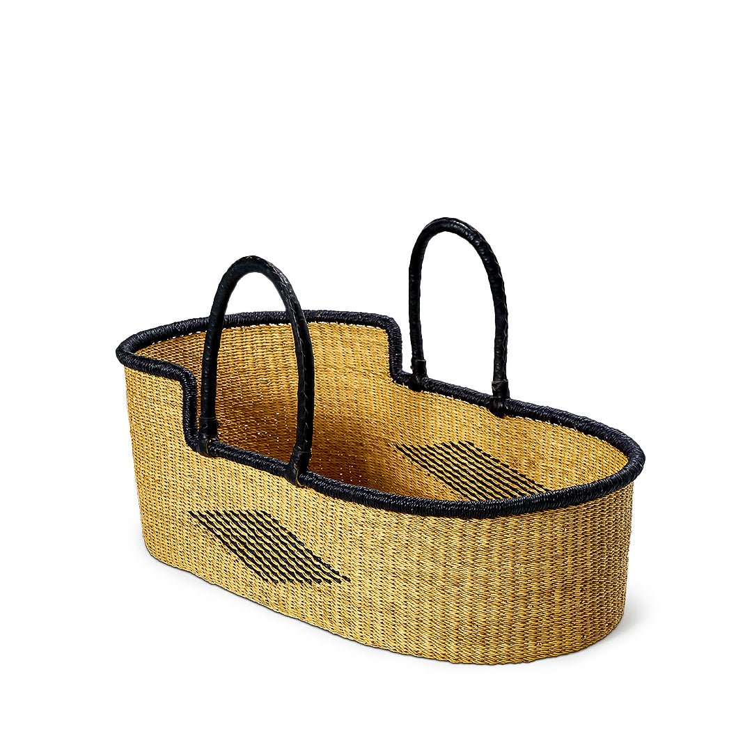 Duafe Hand - Woven Baby Moses Basket - Zaarefolks