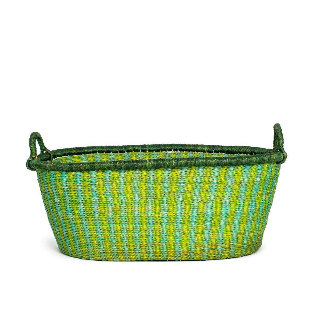 Leaf Hand - Woven Ironing Basket - Zaarefolks