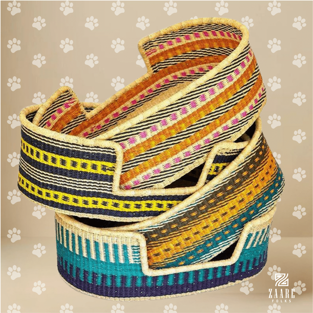 Milo Hand - Woven Dog Bed - Zaarefolks