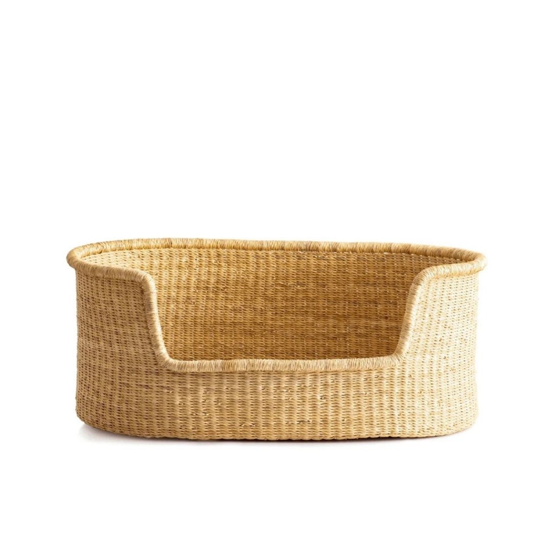 Natural Hand - Woven Dog Bed - Zaarefolks