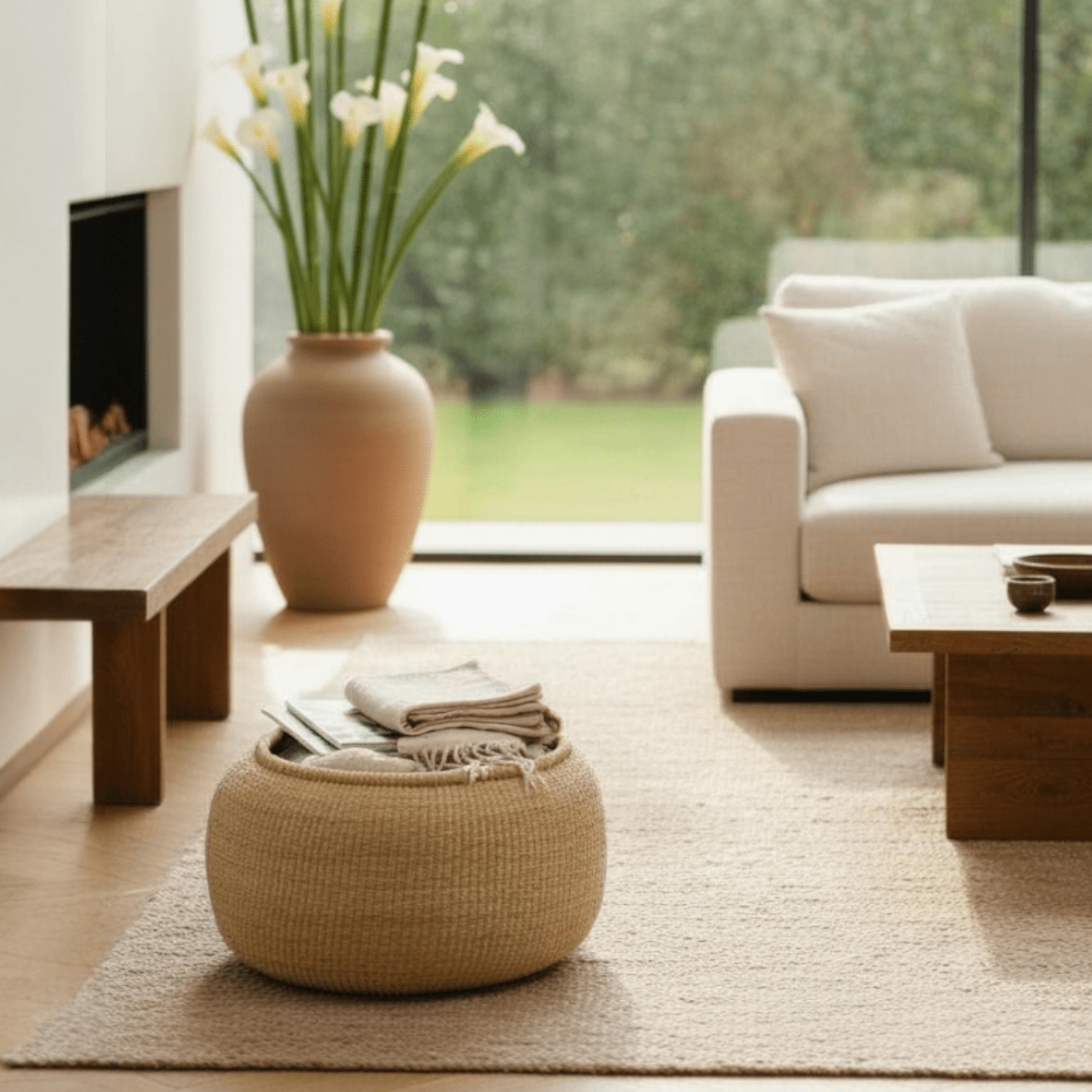 Natural Hand - Woven Storage Basket - Zaarefolks