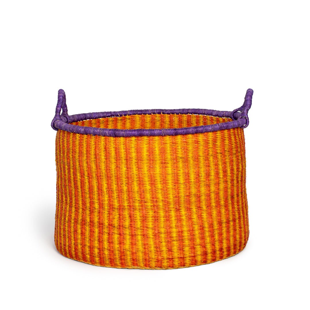 Sese Hand - Woven Storage Basket with Handle - Zaarefolks
