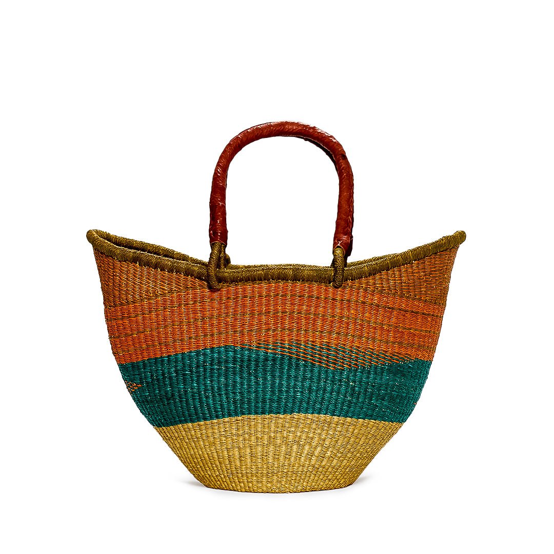 SUE Hand - Woven Shopper Bag - Zaarefolks