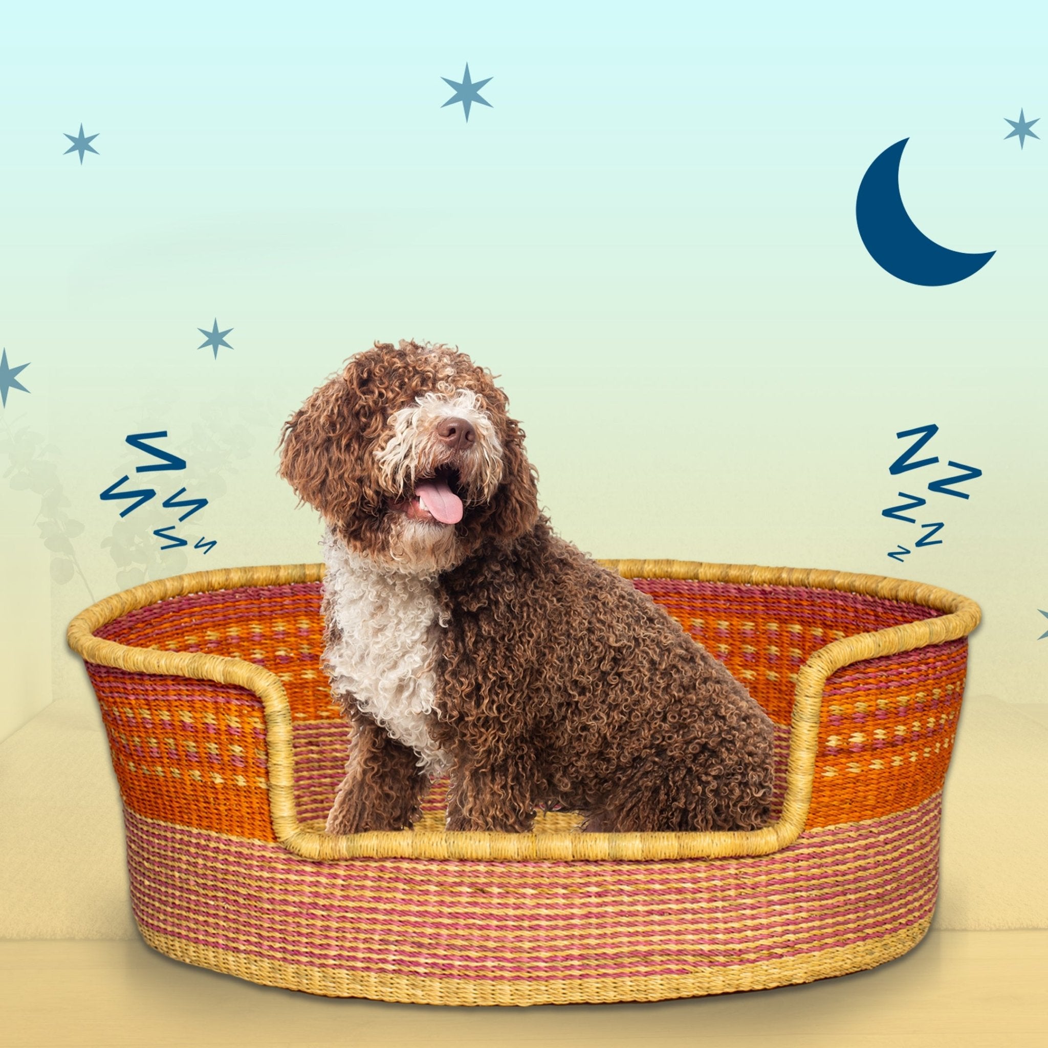 Yogi Hand - Woven Dog Bed - Zaarefolks
