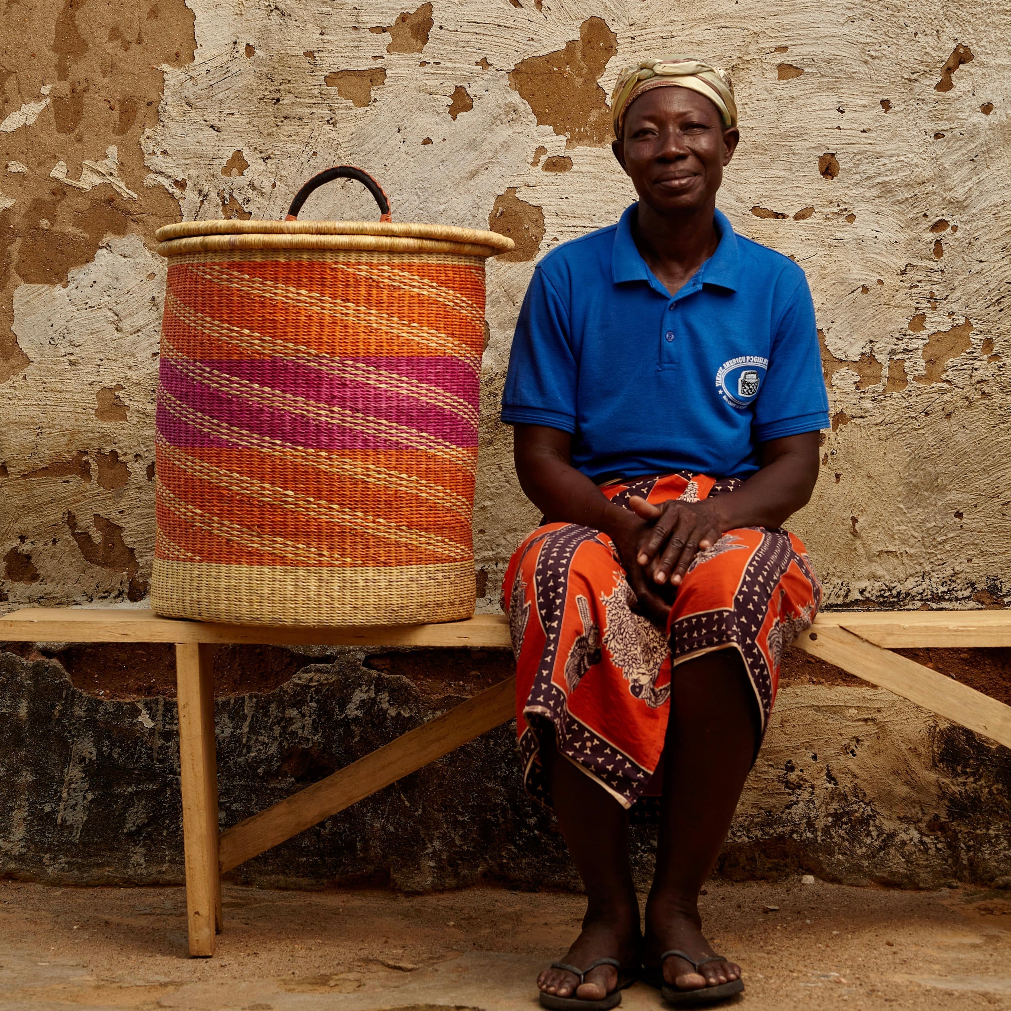 Let’s Make Laundry Day Feel Good with Large, Durable, Handwoven Baskets from Ghana