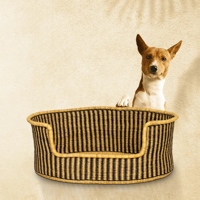 handwoven dog dog bed