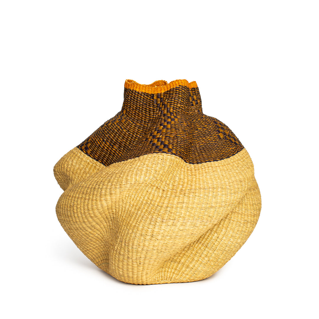 Zuri Hand-Woven Art Basket
