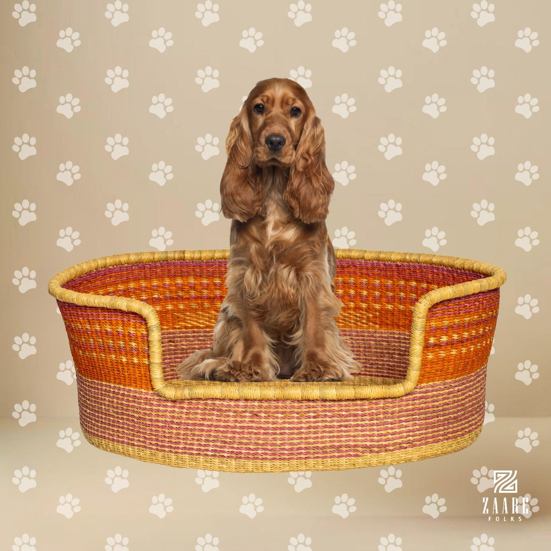 Yogi Hand-Woven Dog Bed