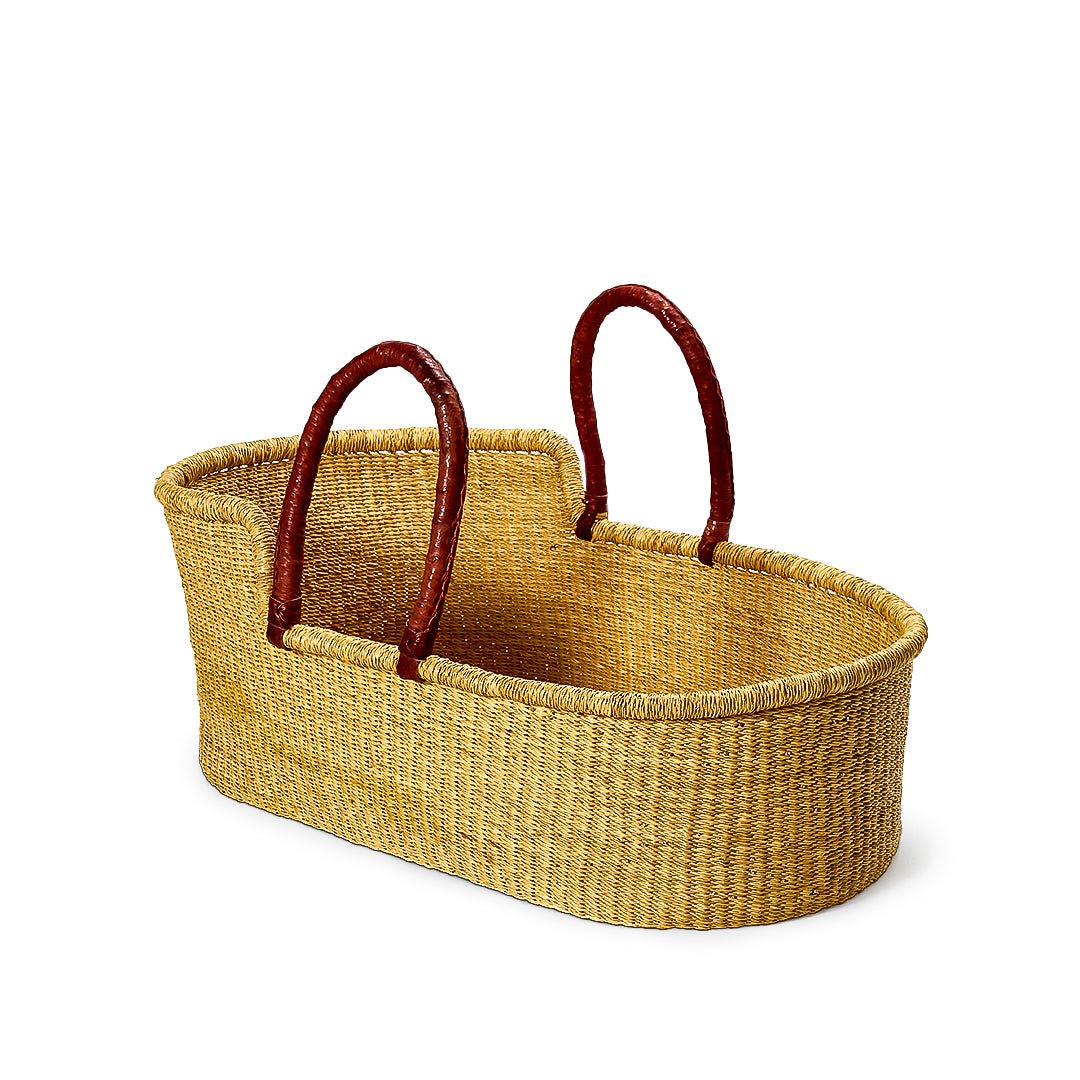 Akoma Hand - Woven Baby Moses Basket - Zaarefolks