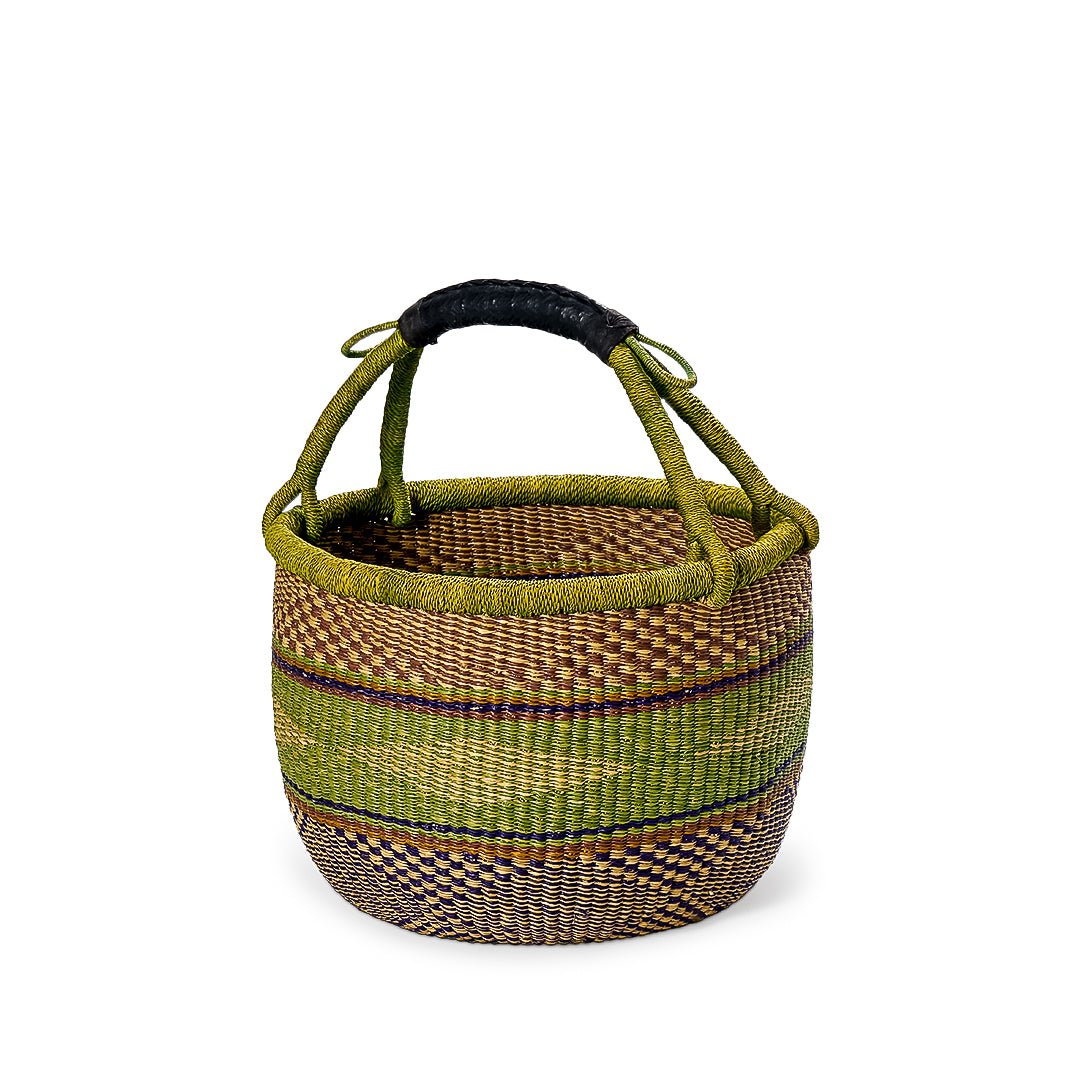 APPLE Hand - Woven Market Basket - Zaarefolks