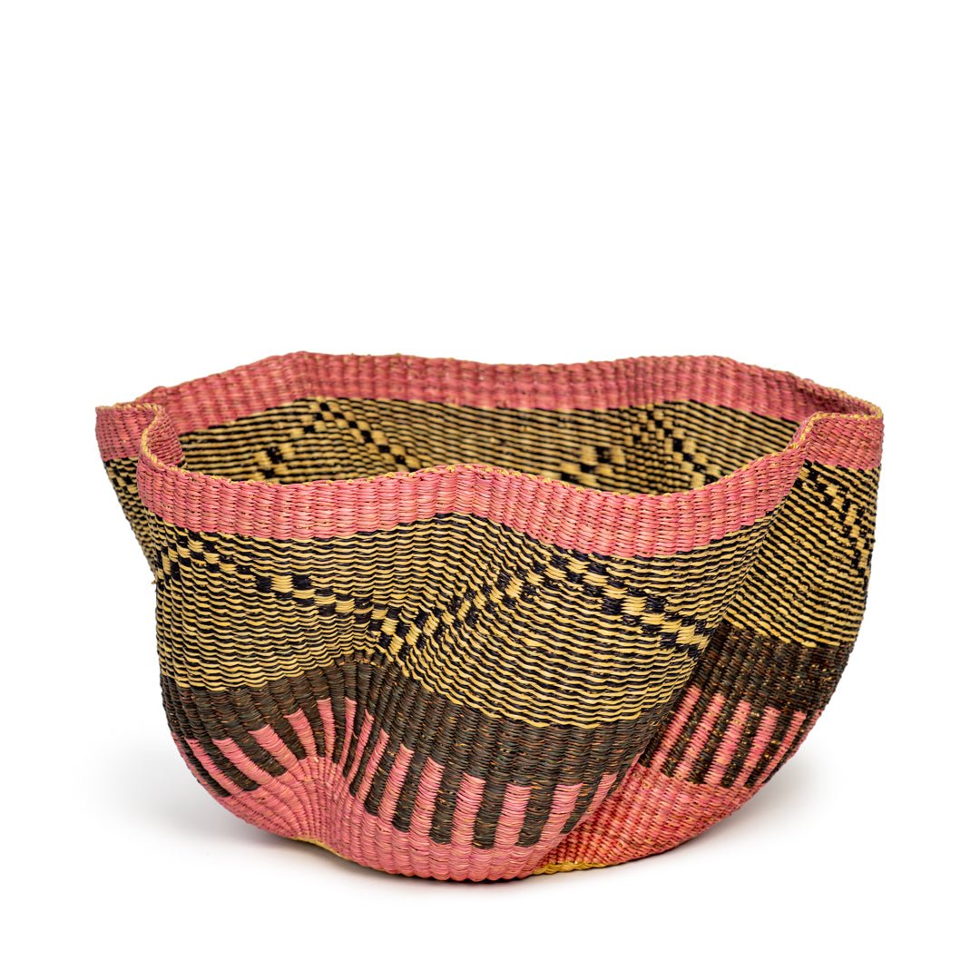 Aster Hand - Woven Wave Basket - Zaarefolks