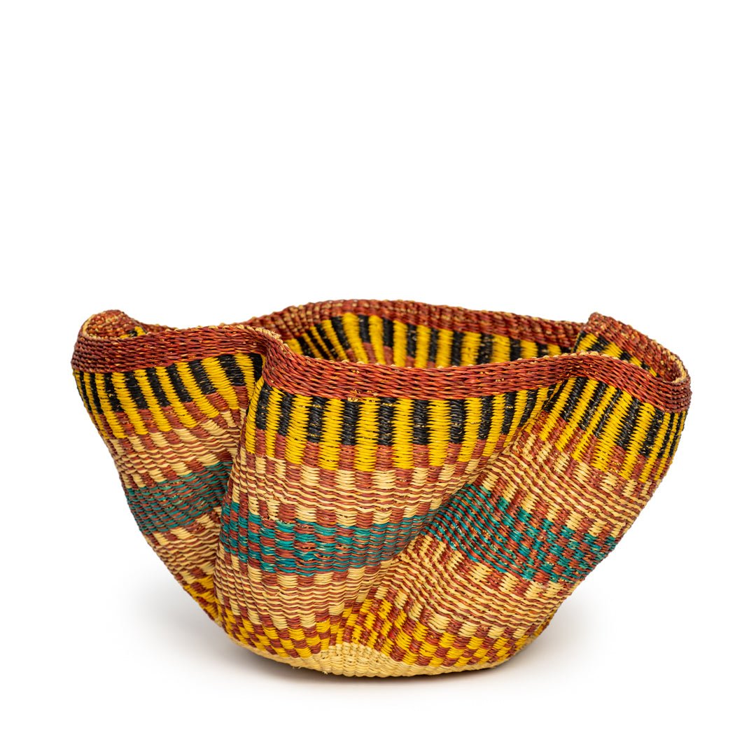 Calla Hand - Woven Wave Basket - Zaarefolks