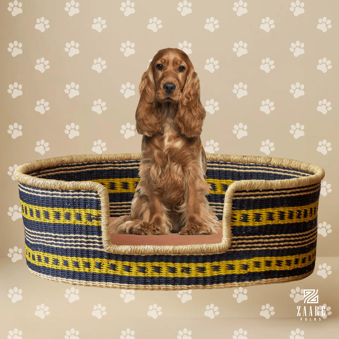 Milo Hand - Woven Dog Bed - Zaarefolks