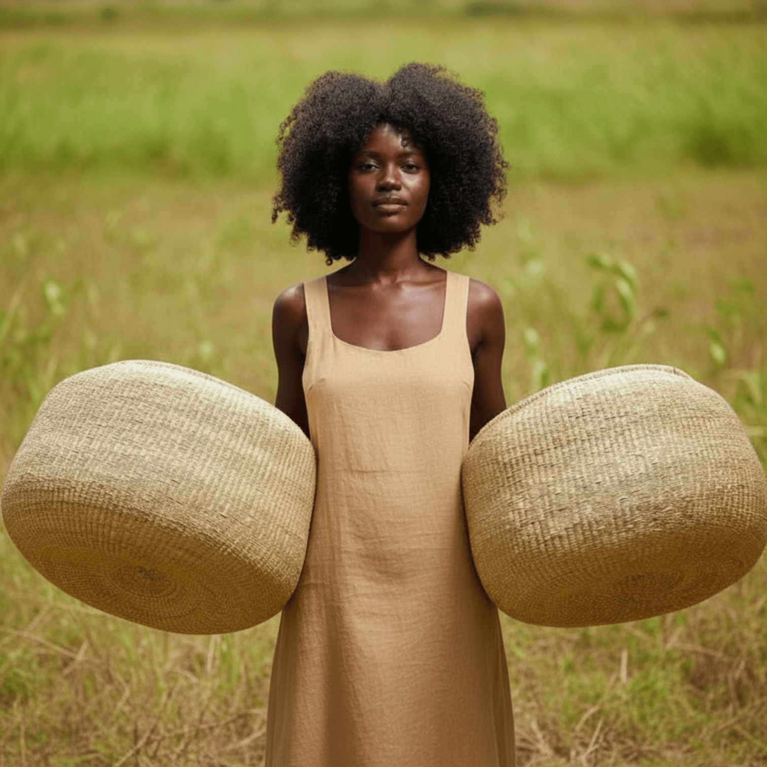 Natural Hand - Woven Storage Basket - Zaarefolks