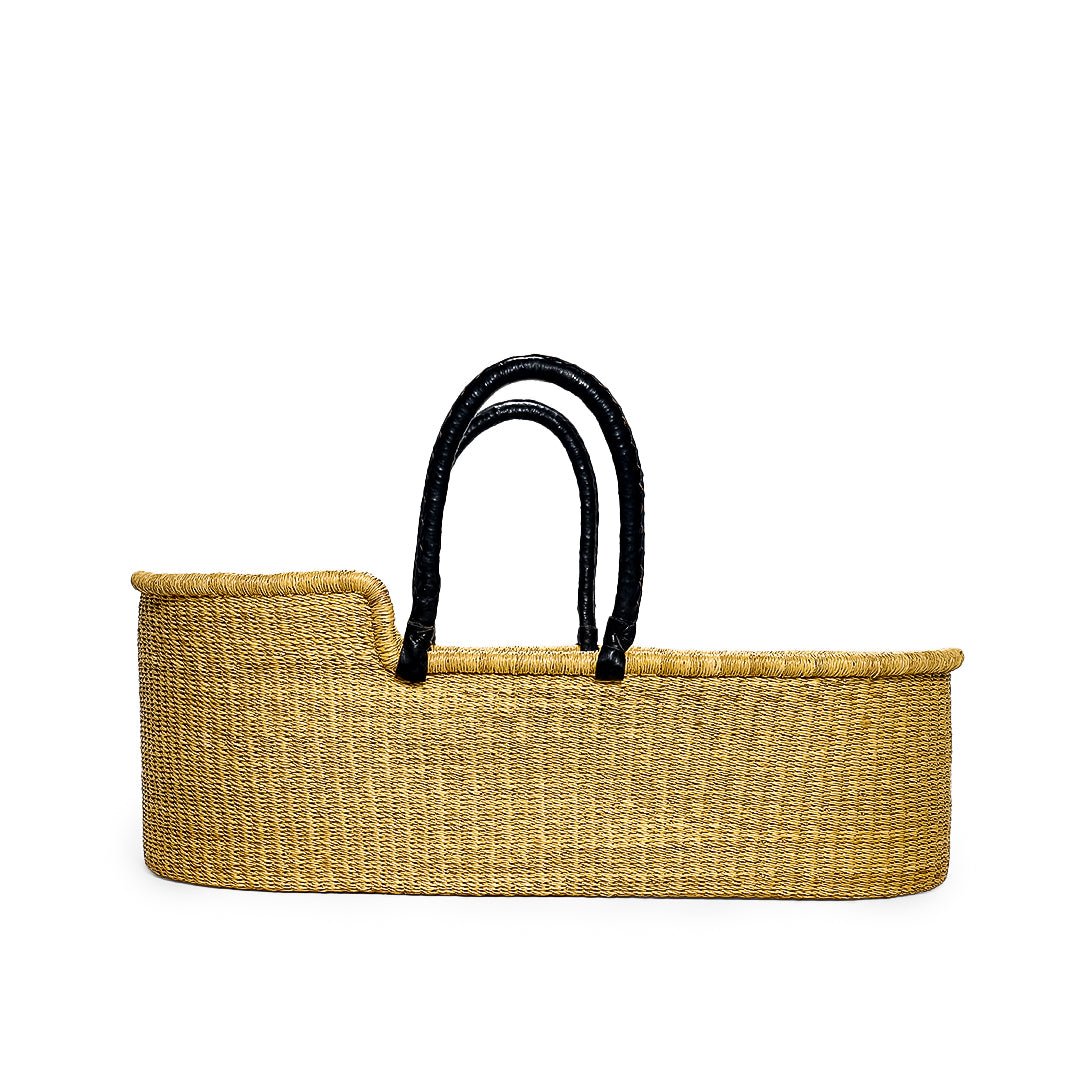 Nyame Hand - Woven Baby Moses Basket - Zaarefolks