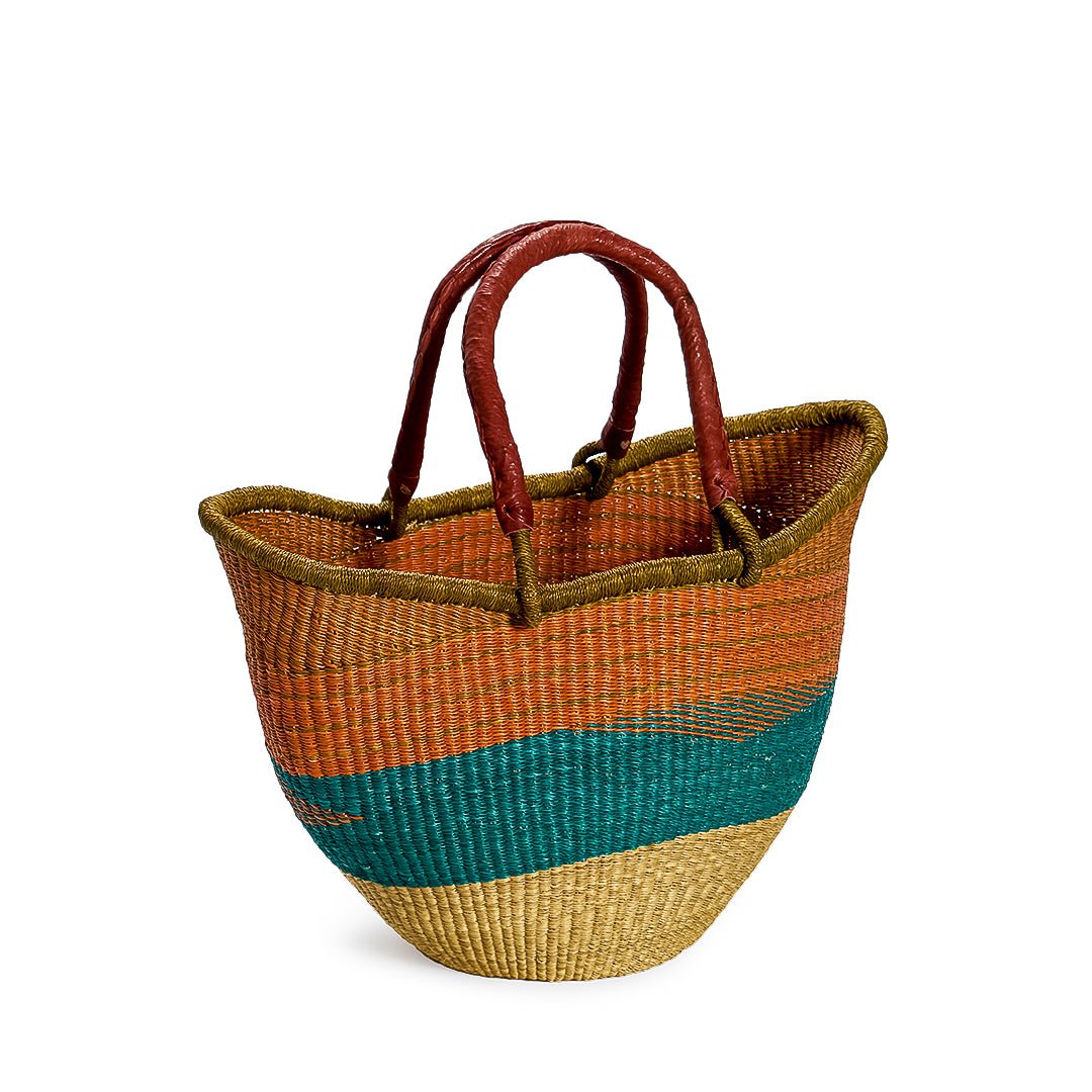 SUE Hand - Woven Shopper Bag - Zaarefolks