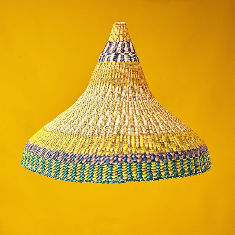 Sun Hand - Woven Lampshade - Zaarefolks
